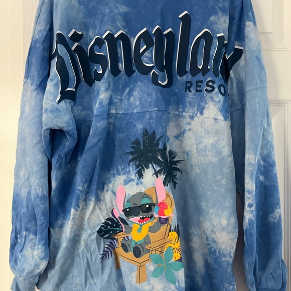Disney Parks Disneyland Stitch Tye Dye Spirit Jersey size medium - Picture 3 of 5